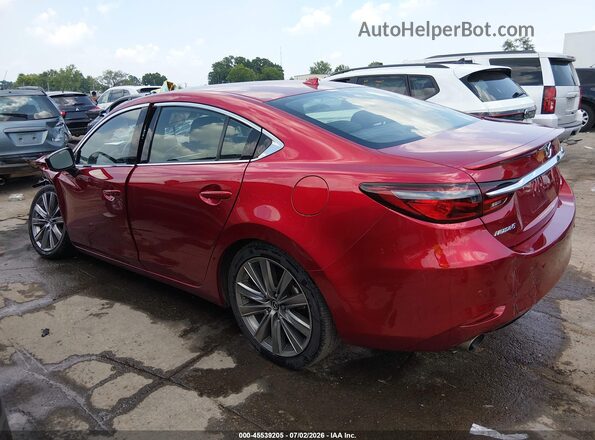 JM1GL1XY6J1304372 2018 MAZDA 6 Red Rear interior view