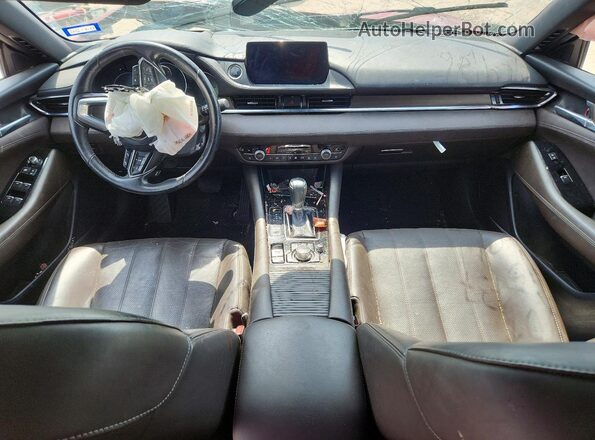 JM1GL1XY8L1515737 2020 MAZDA 6 Красный Вид панели приборов