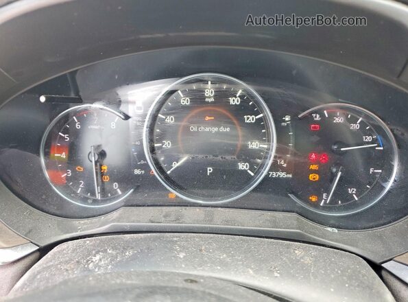 JM1GL1XY8L1515737 2020 MAZDA 6 Красный Вид щитка приборов