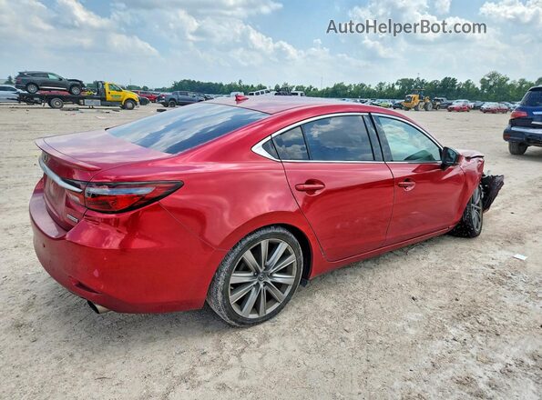 JM1GL1XY8L1515737 2020 MAZDA 6 Красный Задняя правая четверть