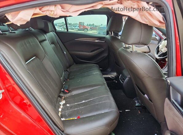 JM1GL1XY8L1515737 2020 MAZDA 6 Красный Вид задних сидений