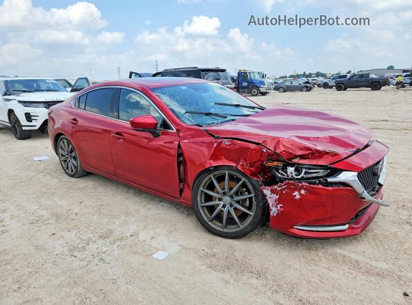 JM1GL1XY8L1515737 2020 MAZDA 6 Красный Передняя правая четверть