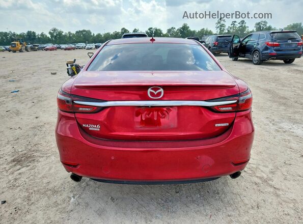 JM1GL1XY8L1515737 2020 MAZDA 6 Красный Вид сзади