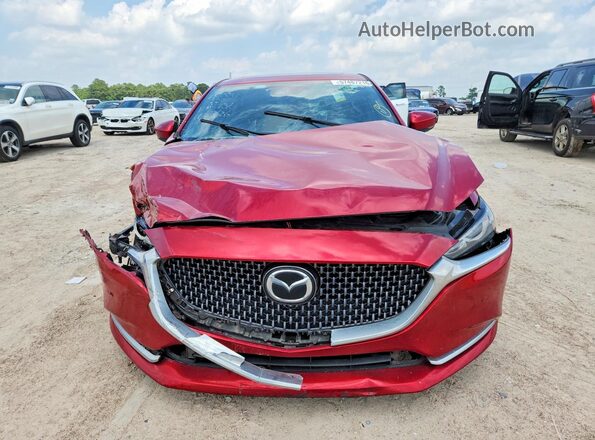JM1GL1XY8L1515737 2020 MAZDA 6 Красный Вид спереди