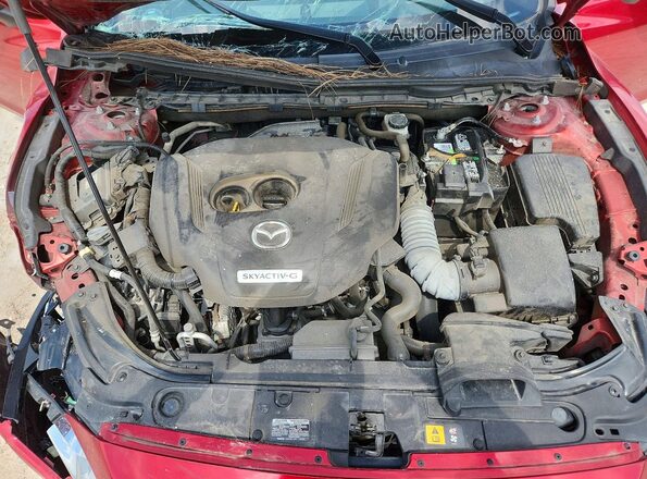 JM1GL1XY8L1515737 2020 MAZDA 6 Красный Вид задней части салона