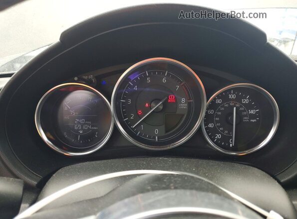 JM1NDAB75G0108375 2016 MAZDA MX-5 Black Widok zestawu wskaźników