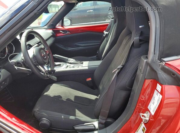 JM1NDAC73S0657337 2025 MAZDA MX-5 Red Widok wnętrza z przodu