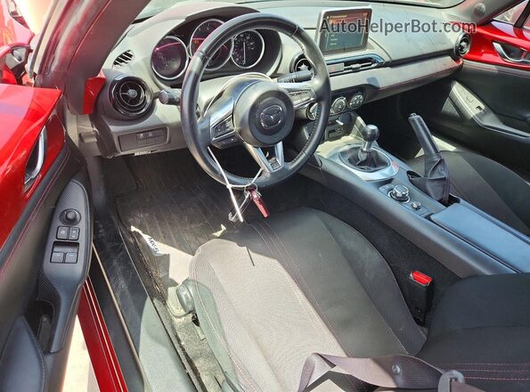 JM1NDAC75G0117639 2016 MAZDA MX-5 Red Dashboard view