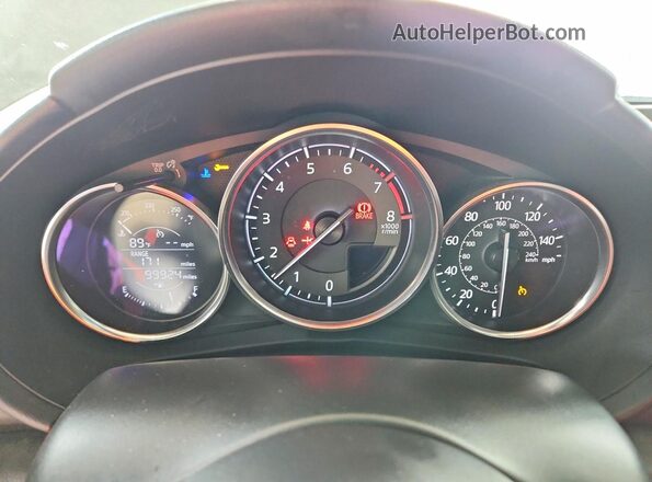 JM1NDAC76G0106603 2016 MAZDA MX-5 Gray Widok zestawu wskaźników