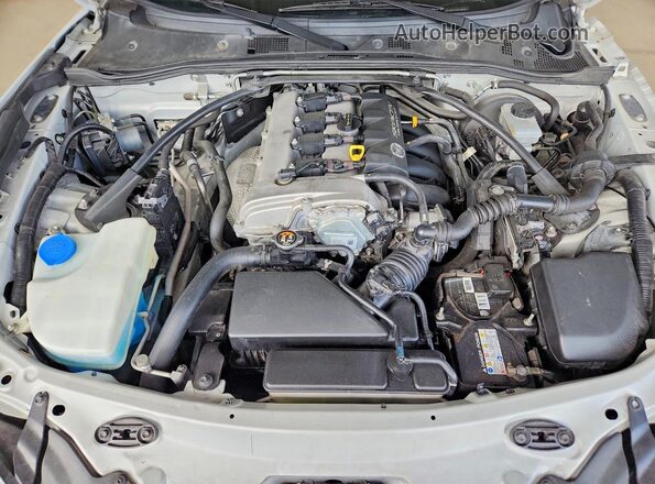 JM1NDAC76G0106603 2016 MAZDA MX-5 Gray Widok wnętrza z tyłu