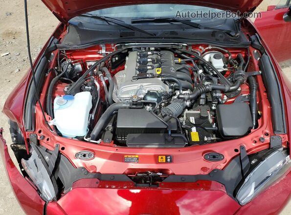 JM1NDAC77N0505582 2022 MAZDA MX-5 Red Սալոնի հետևի տեսք