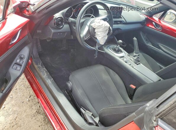 JM1NDAC77N0505582 2022 MAZDA MX-5 Red Առջևի վահանակի տեսք