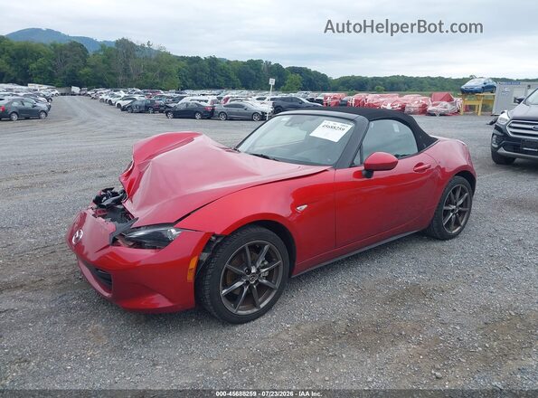 JM1NDAD70G0104635 2016 MAZDA MX-5 MIATA Red Առջևի ձախ երեք քառորդ տեսարան