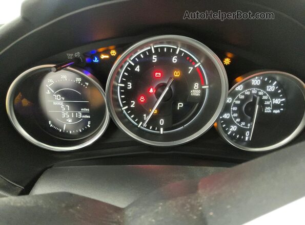JM1NDAD70J0201857 2018 MAZDA MX-5 White Vista del cuadro de instrumentos