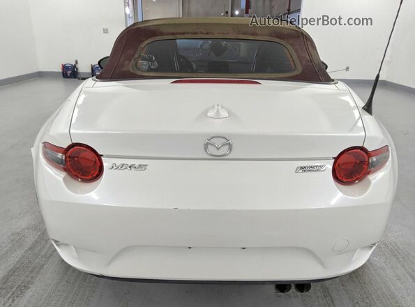 JM1NDAD70J0201857 2018 MAZDA MX-5 White Vista trasera