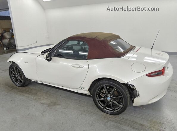 JM1NDAD70J0201857 2018 MAZDA MX-5 White Trasero izquierdo