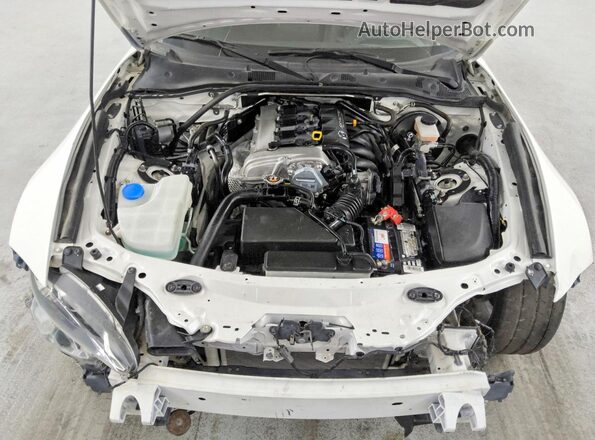 JM1NDAD70J0201857 2018 MAZDA MX-5 White Vista interior trasera