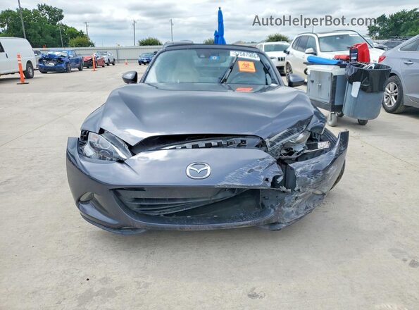 JM1NDAD71H0119940 2017 MAZDA MX-5 Charcoal Դիմացի տեսք