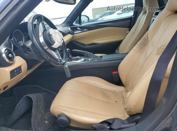JM1NDAD71H0119940 2017 MAZDA MX-5 Charcoal Սալոնի դիմացի տեսք