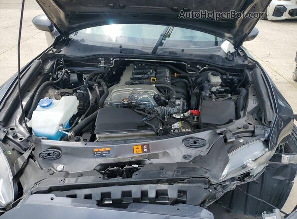 JM1NDAD71H0119940 2017 MAZDA MX-5 Charcoal Սալոնի հետևի տեսք