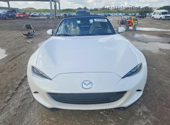 JM1NDAD71T0702663 2026 MAZDA MX-5 White Вид спереду