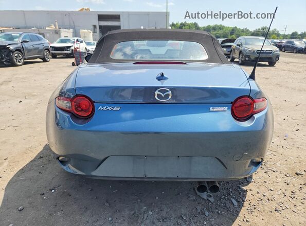 JM1NDAD73G0108744 2016 MAZDA MX-5 Blue Rear view