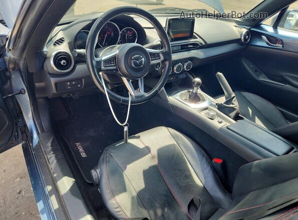JM1NDAD73G0108744 2016 MAZDA MX-5 Blue Dashboard view