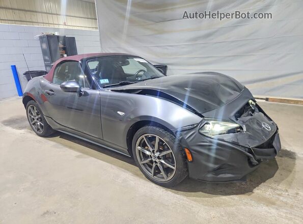 JM1NDAD74J0202008 2018 MAZDA MX-5 Gray Delantero derecho