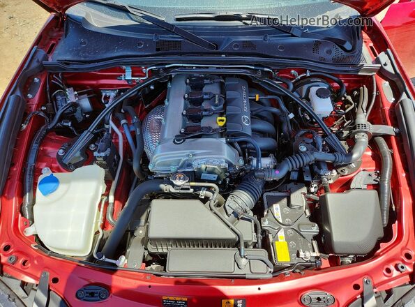 JM1NDAD75S0658813 2025 MAZDA MX-5 Red Widok wnętrza z tyłu