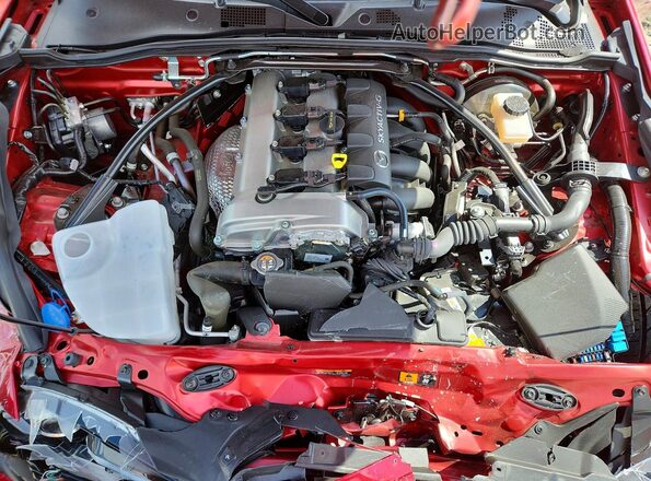JM1NDAD76R0606276 2024 MAZDA MX-5 Red Вид задньої частини салону