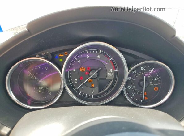 JM1NDAD79J0200139 2018 MAZDA MX-5 Black ხელსაწყოთა პანელის ხედი
