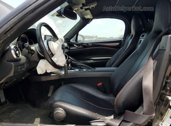 JM1NDAD79J0200139 2018 MAZDA MX-5 Black წინა სალონის ხედი