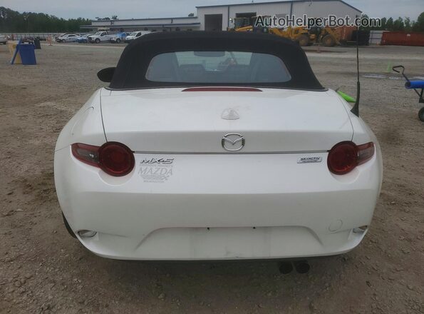 JM1NDAD79J0201145 2018 MAZDA MX-5 White Հետևի տեսք