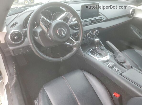 JM1NDAD79J0201145 2018 MAZDA MX-5 White Առջևի վահանակի տեսք