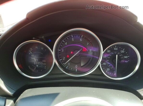 JM1NDAD7XG0112385 2016 MAZDA MX-5 Red Սարքավորումների վահանակի տեսք