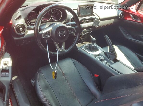JM1NDAD7XG0112385 2016 MAZDA MX-5 Red Առջևի վահանակի տեսք