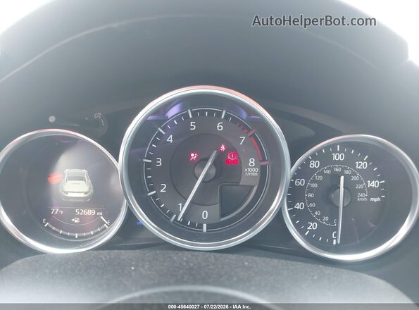 JM1NDAL74H0106200 2017 MAZDA MX-5 MIATA RF Gray Widok tylnych siedzeń