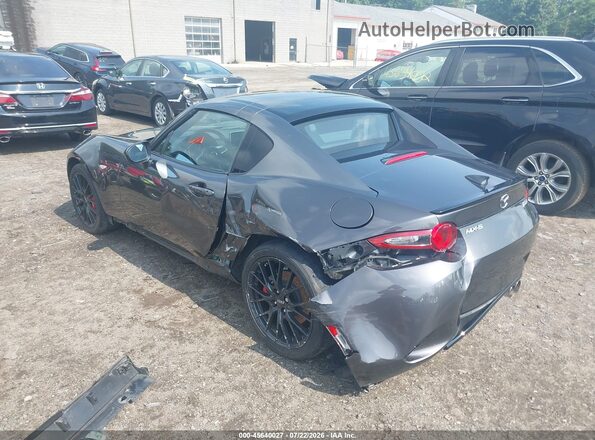 JM1NDAL74H0106200 2017 MAZDA MX-5 MIATA RF Gray Widok z przodu