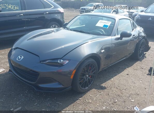 JM1NDAL74H0106200 2017 MAZDA MX-5 MIATA RF Gray Przód lewy