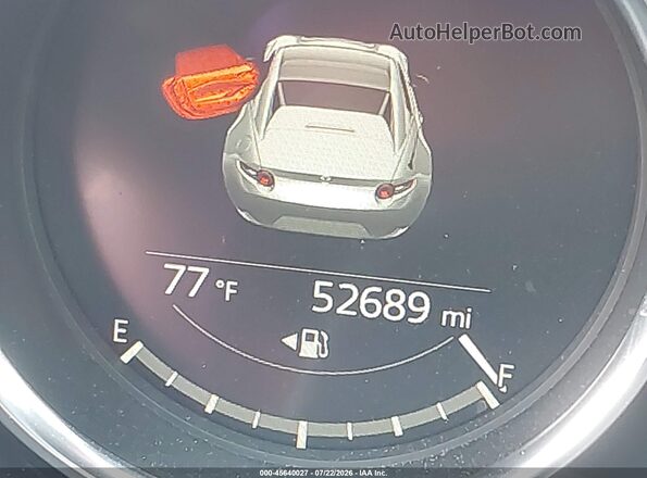 JM1NDAL74H0106200 2017 MAZDA MX-5 MIATA RF Gray 