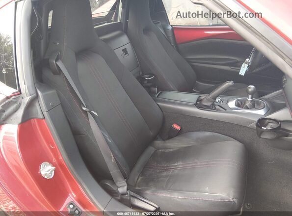 JM1NDAL7XH0108680 2017 MAZDA MX-5 MIATA RF Red Widok naklejki z numerem VIN