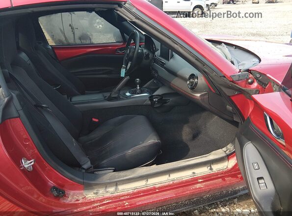 JM1NDAL7XH0108680 2017 MAZDA MX-5 MIATA RF Red Widok wnętrza z przodu