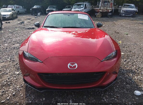 JM1NDAL7XH0108680 2017 MAZDA MX-5 MIATA RF Red Widok zestawu wskaźników