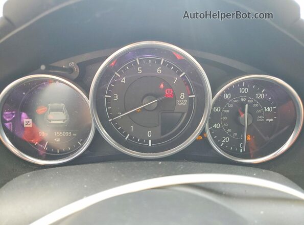 JM1NDAM70M0457369 2021 MAZDA MX-5 Blue Вид щитка приладів