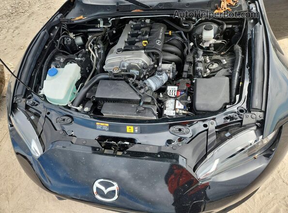 JM1NDAM72L0411783 2020 MAZDA MX-5 Black Widok wnętrza z tyłu
