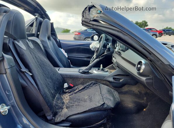 JM1NDAM72M0457924 2021 MAZDA MX-5 Blue Rear seats view