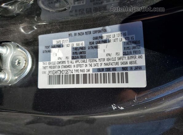JM1NDAM73H0108714 2017 MAZDA MX-5 Gray Vista del compartimento del motor