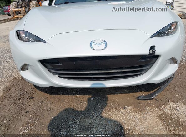 JM1NDAM73J0205773 2018 MAZDA MX-5 MIATA RF Серебряный Вид задней части салона