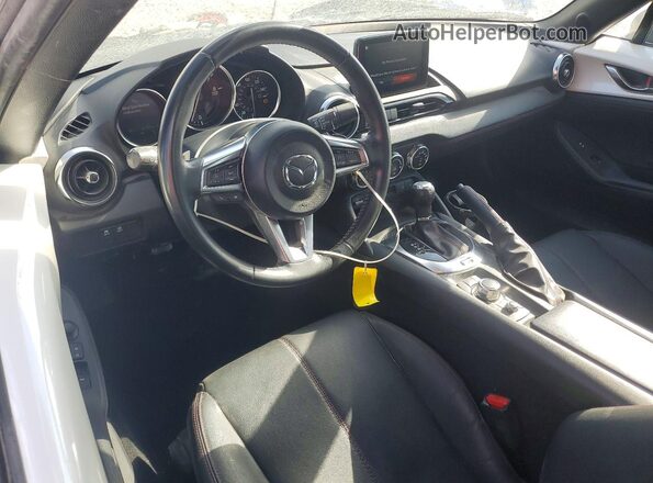 JM1NDAM73K0301579 2019 MAZDA MX-5 White Առջևի վահանակի տեսք