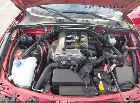 JM1NDAM73N0502306 2022 MAZDA MX-5 MIATA RF Красный Вид сзади